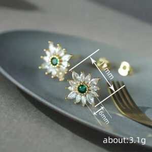Flower Earrings Women's Elegant Fashion