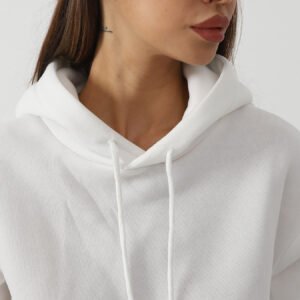 Women's Fashionable Casual Solid Color Long Sleeved Sweatshirt Set