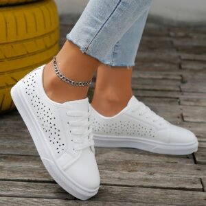 e628cc3d-8f29-48cf-aa45-5ea53b0247ed.jpg Cutout Flat Shoes Lace-up Hollow Out Walking Shoes For Women Loafers
