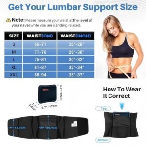 Ultimate Back Brace for Lower Back Pain Relief - Support & Comfort