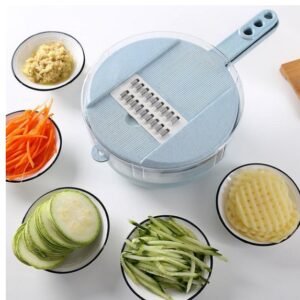 8-in-1 Mandoline Slicer & Vegetable Cutter - Versatile Kitchen Accessories for Easy Peeling, Grating, and Slicing