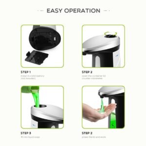 Automatic Liquid Soap Dispenser Smart Sensor Touchless 400Ml