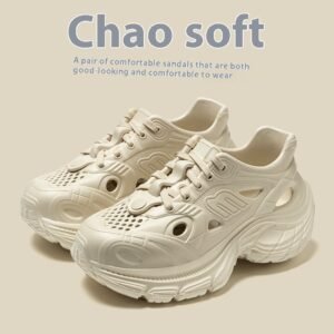 Stylish Women's Hole Casual Sneakers - Comfortable Outdoor Sandals for Every Adventure