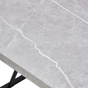 Modern Dining Table, 55 Inch Kitchen Table For 4 People, Rectangular Dinner Table For Dining Room, Home Office, Living Room Furniture, Easy Assembly,