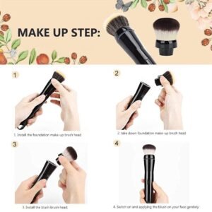 Popular Makeup Tools Portable Travel Cosmetic Electric Handle Makeup Brushes Blush Powder Foundation Single Makeup Brush