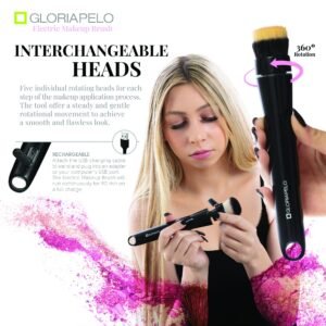 Popular Makeup Tools Portable Travel Cosmetic Electric Handle Makeup Brushes Blush Powder Foundation Single Makeup Brush