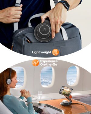 3-in-1 Wireless MagSafe Travel Charger Station - Foldable 30W Magnetic Charger for Multiple Devices