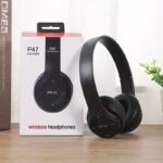 P47 Foldable Wireless Bluetooth Stereo FM Over Ear Headphones