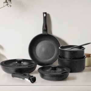 12 POTS And Pans Set, Non-stick Kitchen Cookware Set