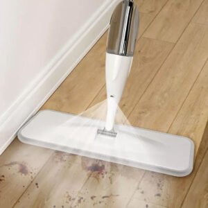 Spray Mop For Floor Cleaning 5 Reusable Microfibre Pads Water Bottle Tank UK