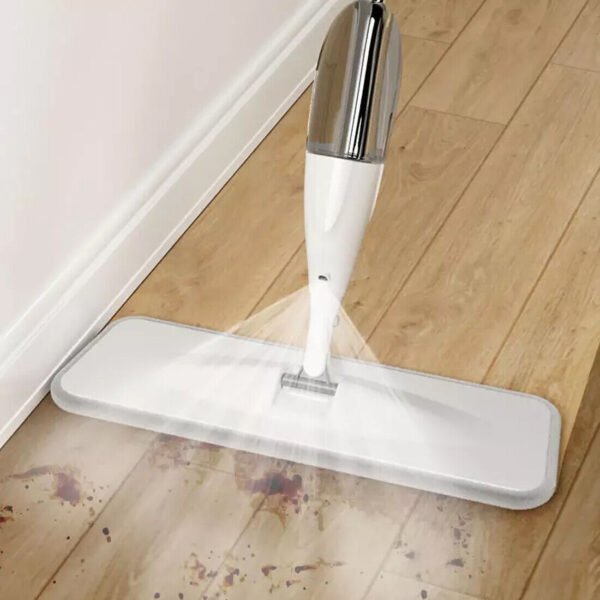 Spray Mop For Floor Cleaning 5 Reusable Microfibre Pads Water Bottle Tank UK