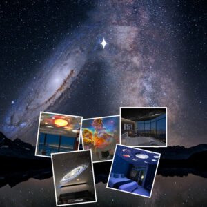 Galaxy Projector Night Light - 360° Rotating Starry Sky Lamp for Kids' Bedrooms | Perfect Valentine's Day & Wedding Gift