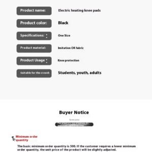 Physical Therapy Moxibustion Warmth Preservation Electric Heating Knee Pads