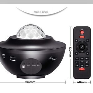 USB Control Music Player LED Night Light - Enhance Your Space with Colorful Sound and Ambiance