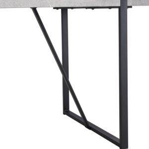 Modern Dining Table, 55 Inch Kitchen Table For 4 People, Rectangular Dinner Table For Dining Room, Home Office, Living Room Furniture, Easy Assembly,