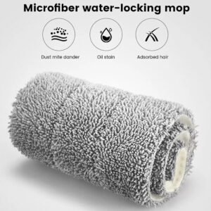 Spray Mop For Floor Cleaning 5 Reusable Microfibre Pads Water Bottle Tank UK