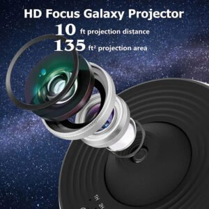 Galaxy Projector Night Light - 360° Rotating Starry Sky Lamp for Kids' Bedrooms | Perfect Valentine's Day & Wedding Gift