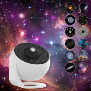 Galaxy Projector Night Light - 360° Rotating Starry Sky Lamp for Kids' Bedrooms | Perfect Valentine's Day & Wedding Gift