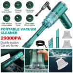 Cordless Hand-Held Vacuum Cleaner Mini Portable Car Auto Home Wireless Handheld Vacuum Cordless, Portable Car Vacuum Cleaner With Powerful Suction And Brushless Motor, Rechargeable