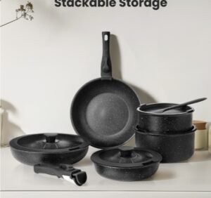 12 POTS And Pans Set, Non-stick Kitchen Cookware Set