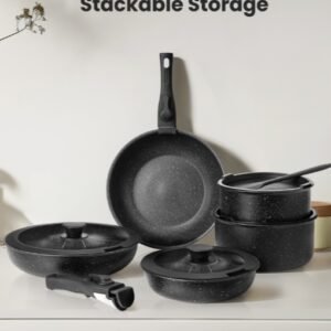 12 POTS And Pans Set, Non-stick Kitchen Cookware Set