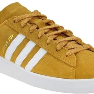 adidas Campus ADV Tactile Yellow F17/Footwear White/Gold Metallic Men's 9.5, Women's 10.5 Medium