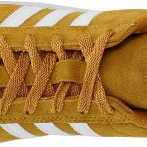 adidas Campus ADV Tactile Yellow F17/Footwear White/Gold Metallic Men's 9.5, Women's 10.5 Medium