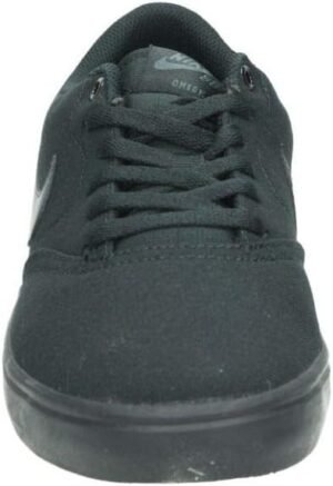 Nike Men's SB Check Solarsoft Canvas Skate Shoe Black/Anthracite 13