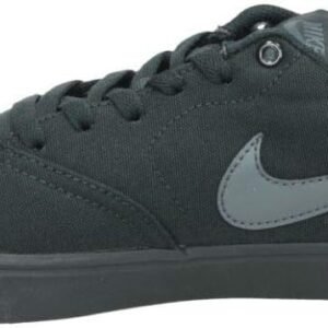 Nike Men's SB Check Solarsoft Canvas Skate Shoe Black/Anthracite 13