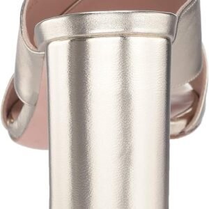 Stuart Weitzman Women's GALENE Sandal, Platino Metallic Nappa, 9.5 Medium US