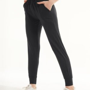 Sweatpants - Cropped New Solid Color Dark Gray