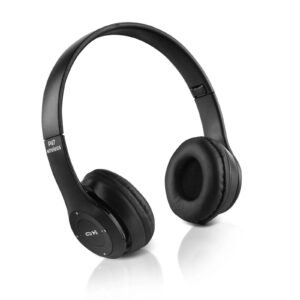 P47 Foldable Wireless Bluetooth Stereo FM Over Ear Headphones