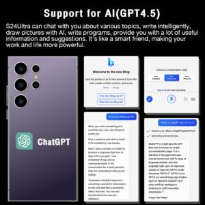 S24 Ultra Cell Phones 5G Unlocked Phonessmartphonewith Tool Pen