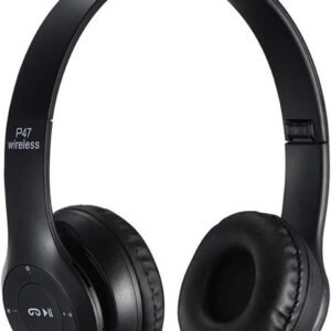 P47 Foldable Wireless Bluetooth Stereo FM Over Ear Headphones