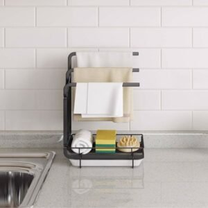 Kitchen Sink Sponge Rack With Drain Tray, Kitchen Sink Organizer Sponge Brush Soap Pan Metal Shelf,  - Prohibited Temu, Not Shipped On Weekends
