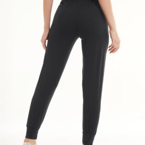 Sweatpants - Cropped New Solid Color Dark Gray