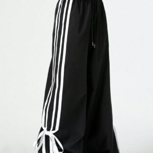 Women's Clothes Casual Pants Slimming High Waist Wide Legs Trousers