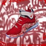 Nike Lebron 17 Graffiti Fire Red