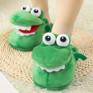 1615190719897.jpg Cotton Slippers Mouth Will Move Plush Cute Funny Indoor Winter Couple Soft Bottom Plush Toys Indoor Slippers