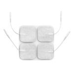 4Pcs Reusable Self Adhesive Replacement Electrode Pads For TENS EMS Unit Muscle Relieve Electrode Pads