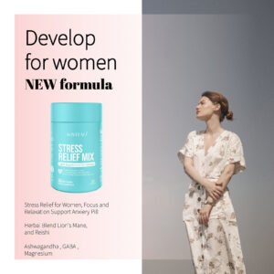 Ashwagandha For Women Supplement With L-Theanine Magnesium, Stress Relief, Focus And Relaxation Support Anxiery Pill