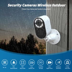 Solar Battery Security Camera Wireless Wifi CCTV Solar Powered Camera Surveill Camera Outdoor