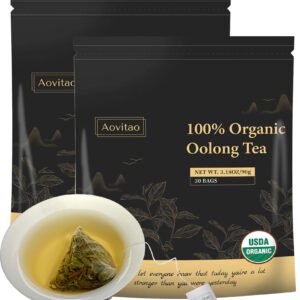 Detox Cleanse Tea Natural Herbal Tea Bags Oolong Leaf For Lung Cleanse Congestion Relief Herbal Detox Caffeine-Free Non-GMO Organic For Gut Health Immune Boost