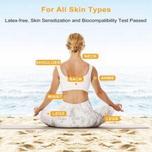 4Pcs Reusable Self Adhesive Replacement Electrode Pads For TENS EMS Unit Muscle Relieve Electrode Pads