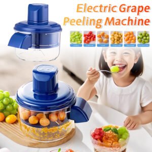 Automatic Electric Grape Peeler Electric Rechargeable Fruit Peeling Machine Hands-Free Skin Remover Home Kitchen Supplies Kitchen Gadgets