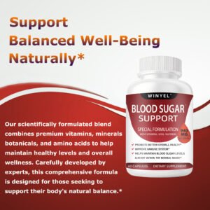 Blood Sugar Complex Pure Premium Supplement - Supports Healthy Blood Sugar Already Within Normal Range Natural With Cinnamon, Bitter Melon, Chromium, Mulberry, Alpha Lipoic Acid, Non-GMO, 60 Capsules