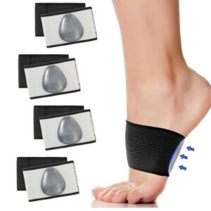 Men's And Women's Flat Foot Bow Support Heart Pad Elastic Arch Support Elastic Foot Bandage Cover