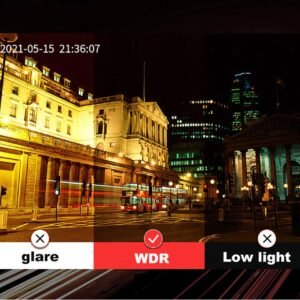 Car Dual Lens Dash Cam HD 1080P Front Rear Inside Video Recorder Camera G-Sensor